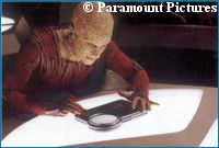 Silik in 'Shockwave' - courtesy Star Trek Communicator, copyright Paramount Pictures