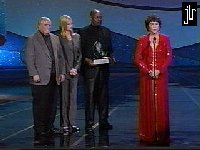 James Doohan, Jeri Ryan, Avery Brooks and Majel Barret Roddenberry - image courtesy the Official Jeri Lynn Rian Homepage
