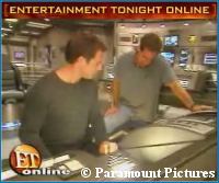 'Entertainment Tonight' Enterprise Bridge Visit - copyright Paramount Pictures