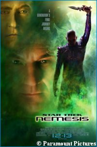 'Star Trek Nemesis' poster - courtesy StarTrek.com, copyright Paramount Pictures