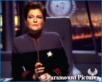 Admiral Janeway in 'Nemesis' - Courtesy Creation Entertainment - copyright Paramount Pictures