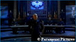 Shinzon in the Romulan Senate from 'Star Trek: Nemesis' - courtesy StarTrek.com, copyright Paramount Pictures
