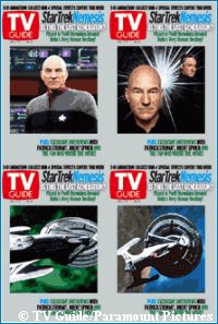 'Nemesis' TV Guide covers - copyright TV Guide/Paramount Pictures