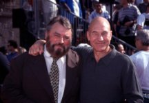 Patrick Stewart & Brian Blessed at the 'Tarzan' Premiere - copyright Al Ortega, courtesy 'The Actor's Actor'