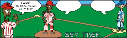 Sev Trek Cartoon Contest. Copyright 2000 by John Cook.