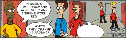 Sev Trek Cartoon Contest. Copyright 2000 by John Cook.