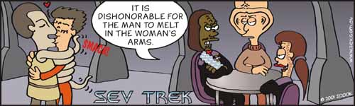 Sev Trek Cartoon Contest. Copyright 2001 by John Cook.