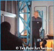 Patrick Stewart being scanned - copyright Toy Fare/Art Asylum