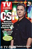 Canadian TV Guide cover - CSI's Gil Grissom - copyright TV Guide