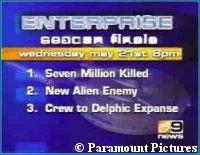 'Enterprise' season finale feature - copyright UPN