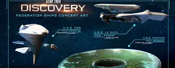 Star Trek: Discovery Federation Ships Concept Art